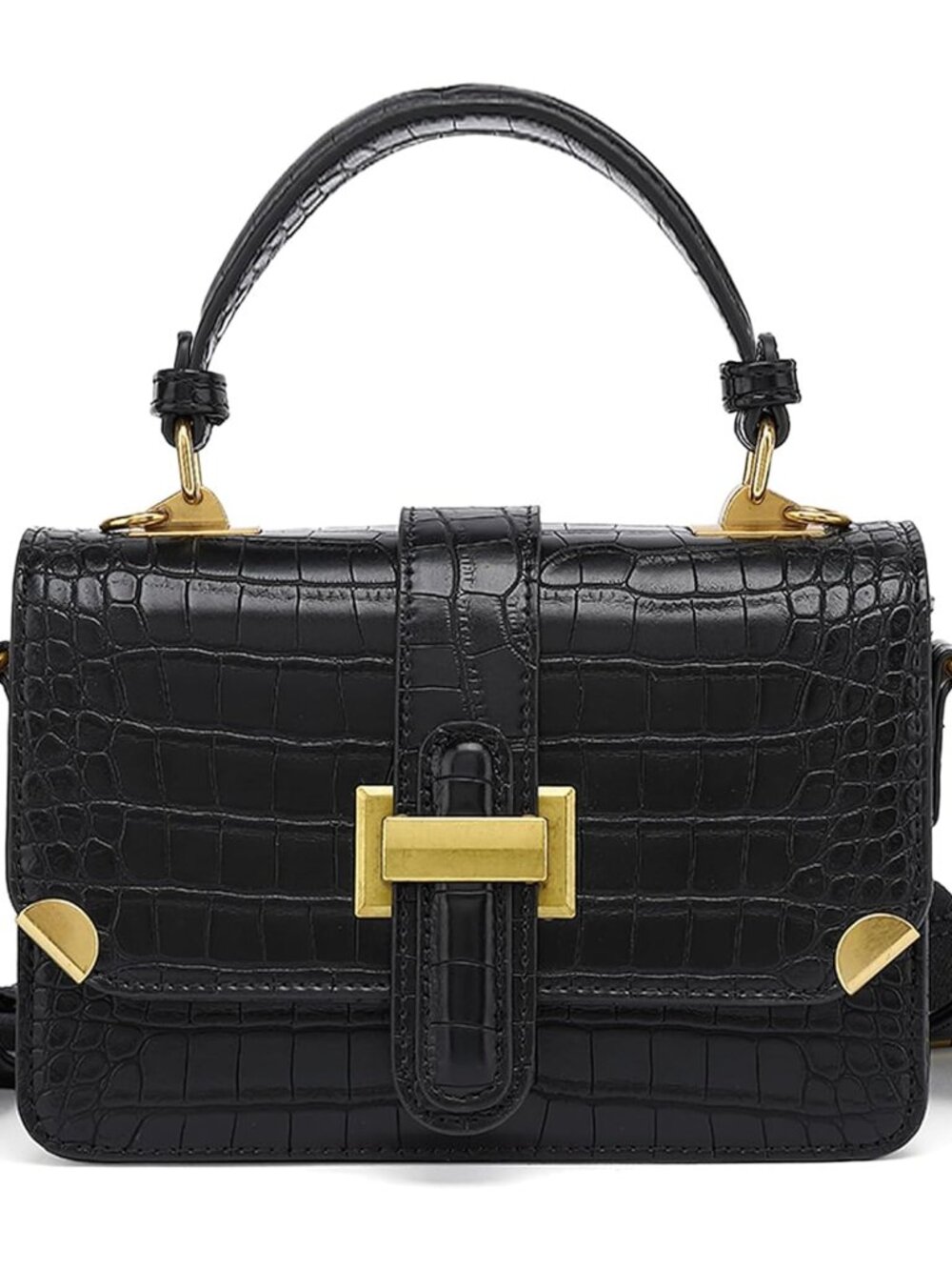 Women's Small Classy Crossbody Purse Top Handle Handbags Leather Satchel Bags fo - Picture 1 of 7